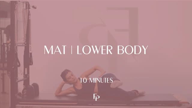 Preview of 10 Min Mat | Lower Body