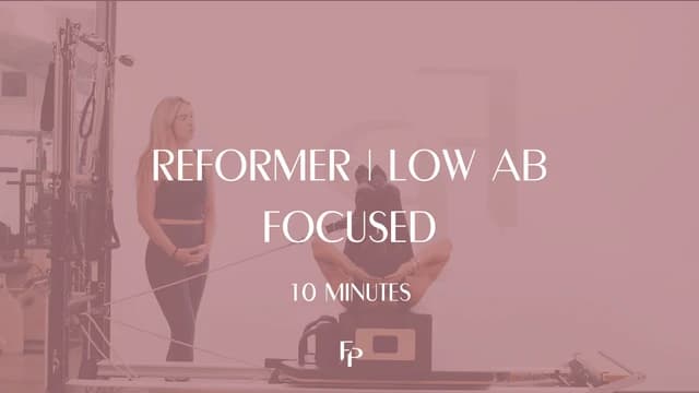 Preview of 10 min Reformer | Low Ab Focused