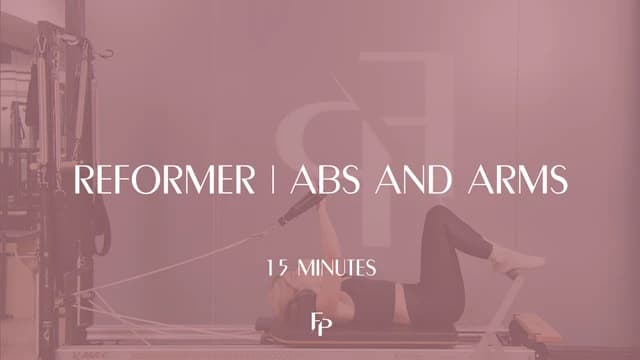Preview of 15 Min Reformer | Abs and Arms with Tower