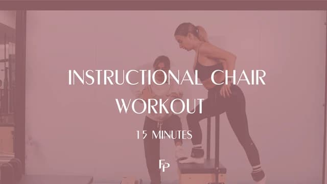 Preview of 15 Min Reformer | Instructional Chair Workout