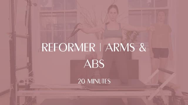 Preview of 20 Min Reformer | Arms and Abs