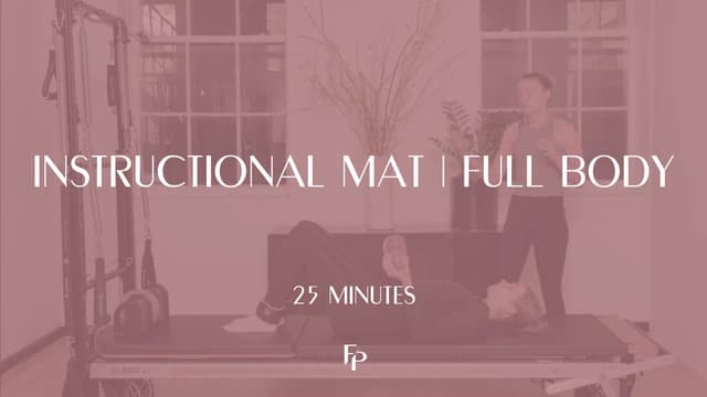 Preview of 25 Min Instructional Mat | Full Body