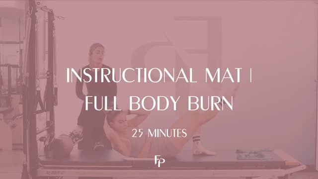 Preview of 25 Min Mat | Full Body Burn