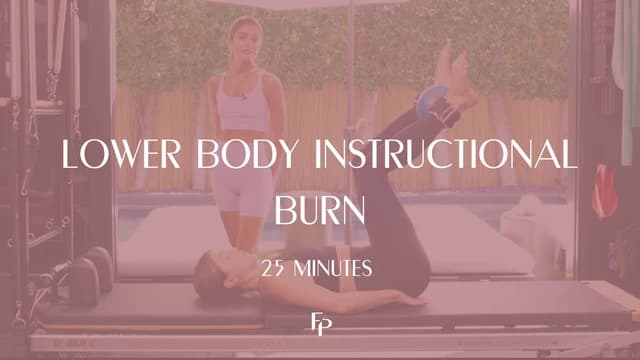Preview of 25 Min Mat | Lower Body Instructional Burn
