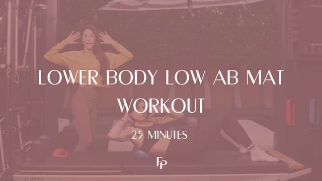 Preview of 25 Min Mat | Lower Body & Low Abs