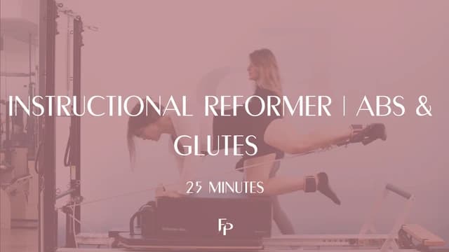 Preview of 25 Min Reformer | Abs & Glutes