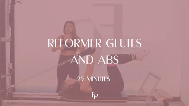 Preview of 25 Min Reformer | Glutes and Abs