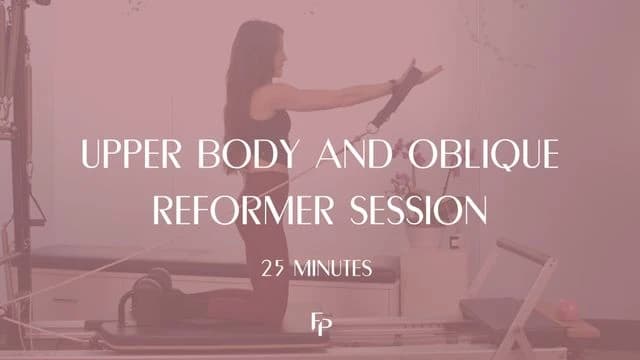 Preview of 25 Min Reformer | Upper Body & Obliques