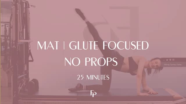 Preview of 25 min Mat | Glute Focused