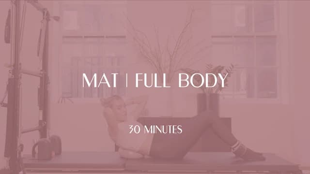 Preview of 30 Min Mat | Full Body | Resistance Band & Ankle Weights