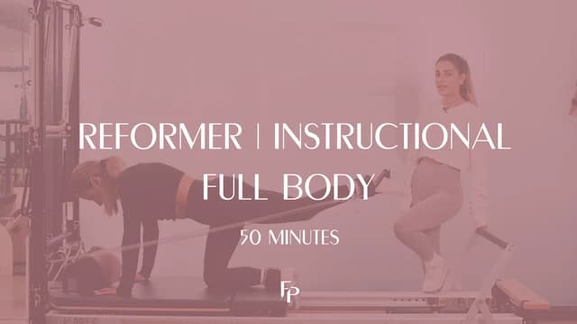 Preview of 50 Min Reformer | Instructional Full Body
