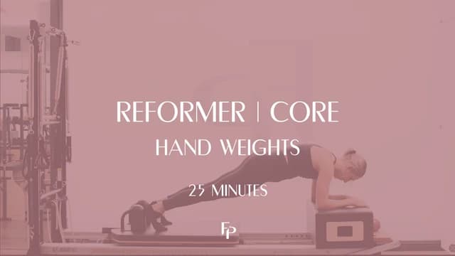 Preview of DAY 4 - 25 Min Reformer | Core Challenge with Hand Weights