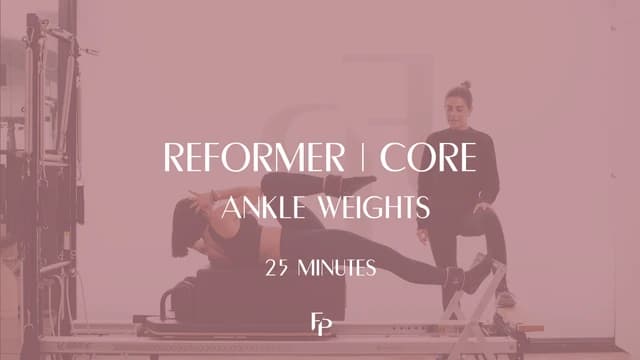 Preview of DAY 6 - 25 Min Reformer | Core Challenge with Ankle Weights