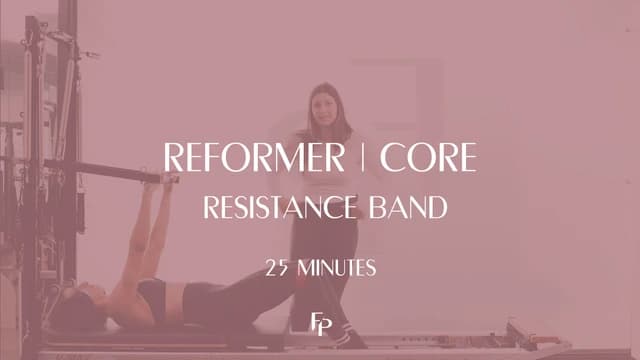Preview of DAY 7 - 25 Min Reformer | Core Challenge with Ankle Weights & Block
