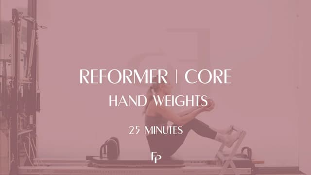 Preview of DAY 9 - 25 Min Reformer | Core Challenge with Hand Weights